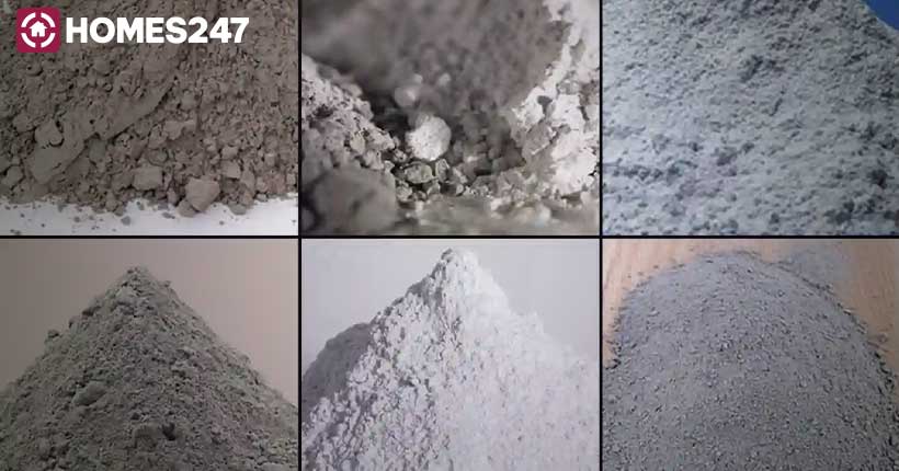 different types of cement used in india
